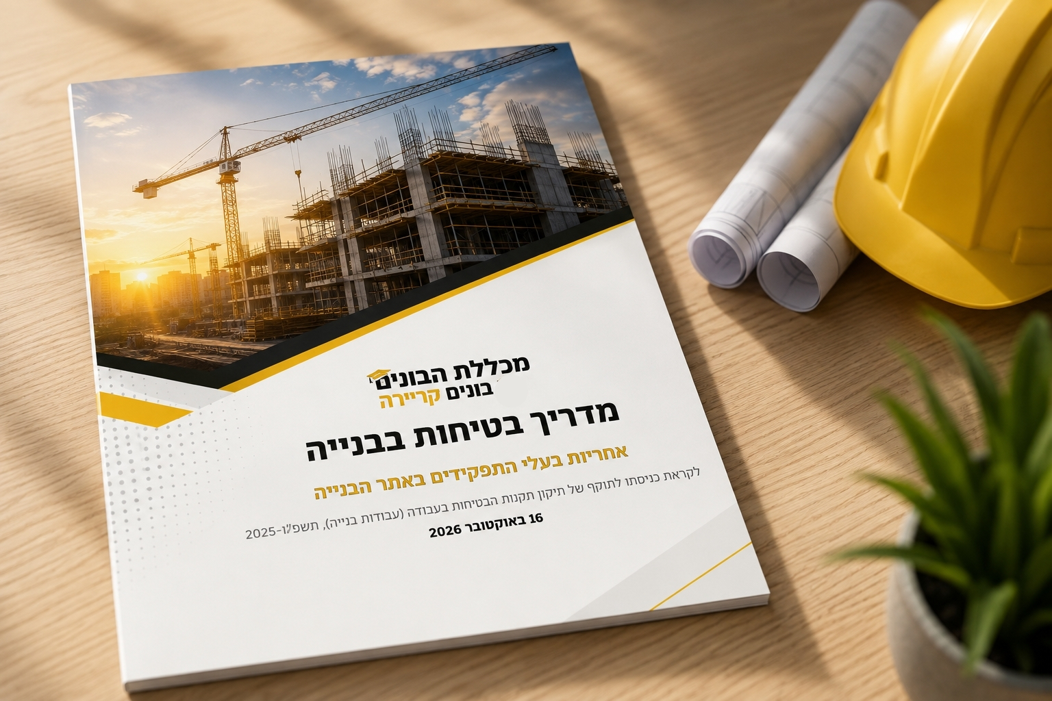 מדריך לתקנות הבטיחות החדשות בבנייה